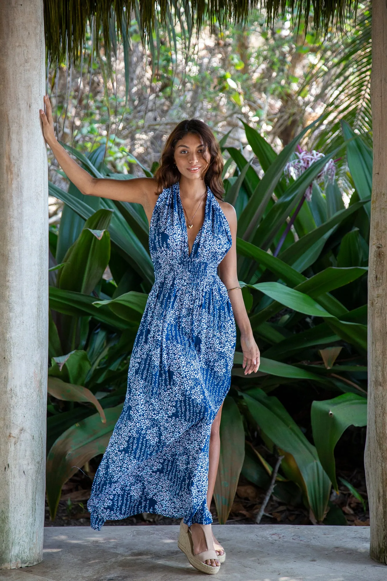 Tammy Infinity Dress in Premium Fiji Navy Floral