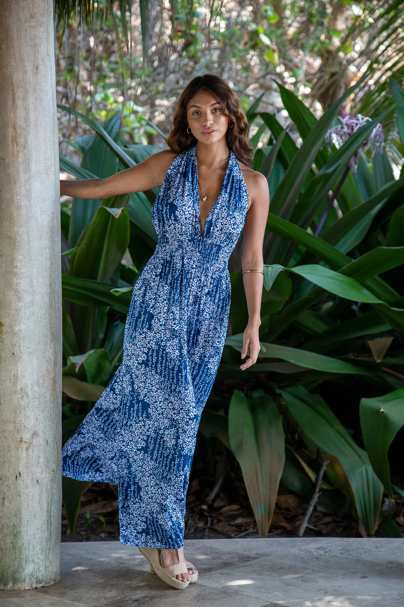 Tammy Infinity Dress in Premium Fiji Navy Floral