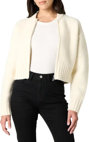 The Drop Women's Brynne Bomber Sweater Cardigan