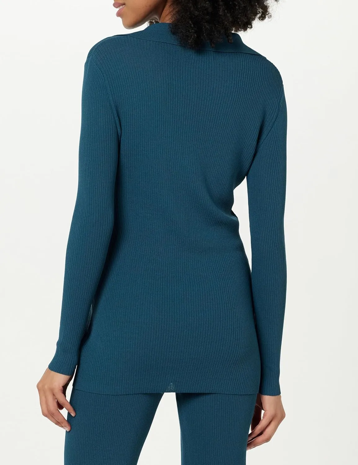 The Drop Women's Constance Rib Button-Down Sweater