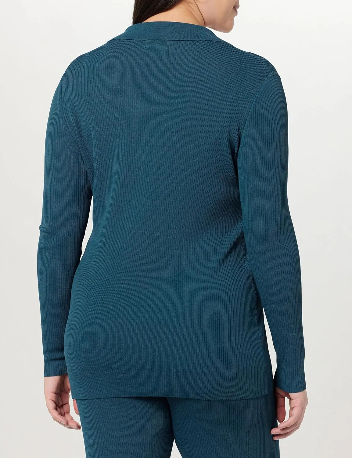 The Drop Women's Constance Rib Button-Down Sweater