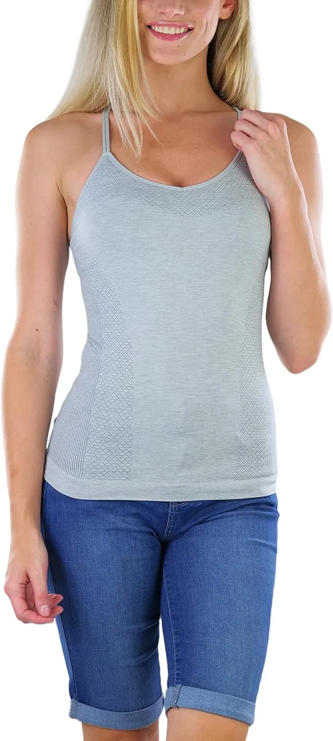 ToBeInStyle Womens Unique Open Back Design Tops Tank Shirt