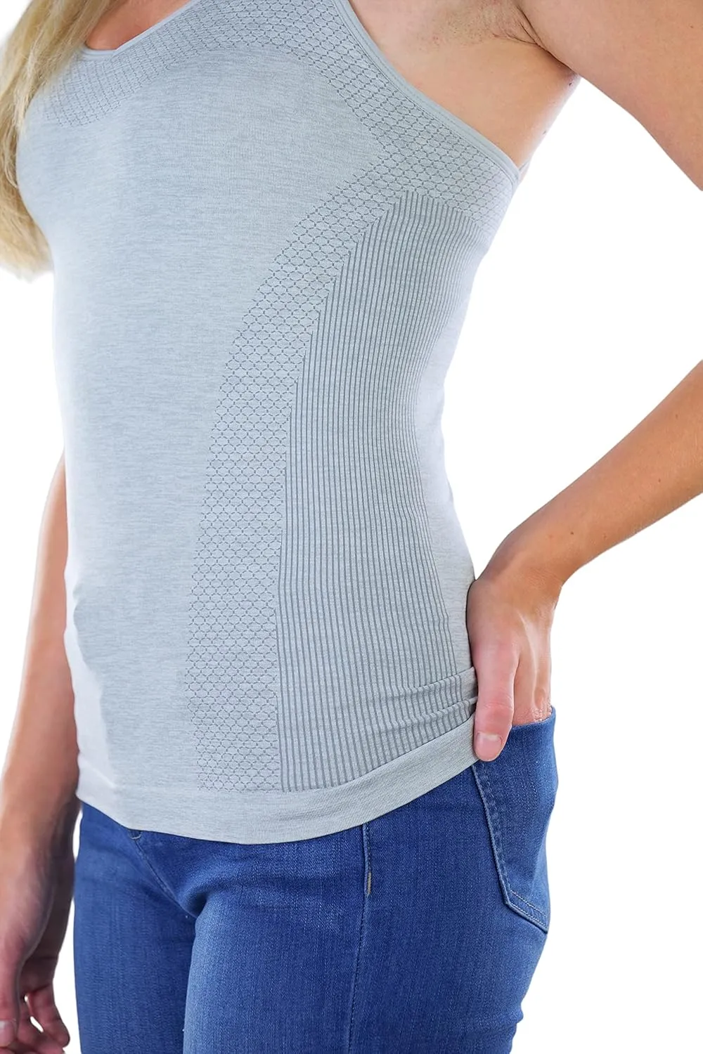 ToBeInStyle Womens Unique Open Back Design Tops Tank Shirt