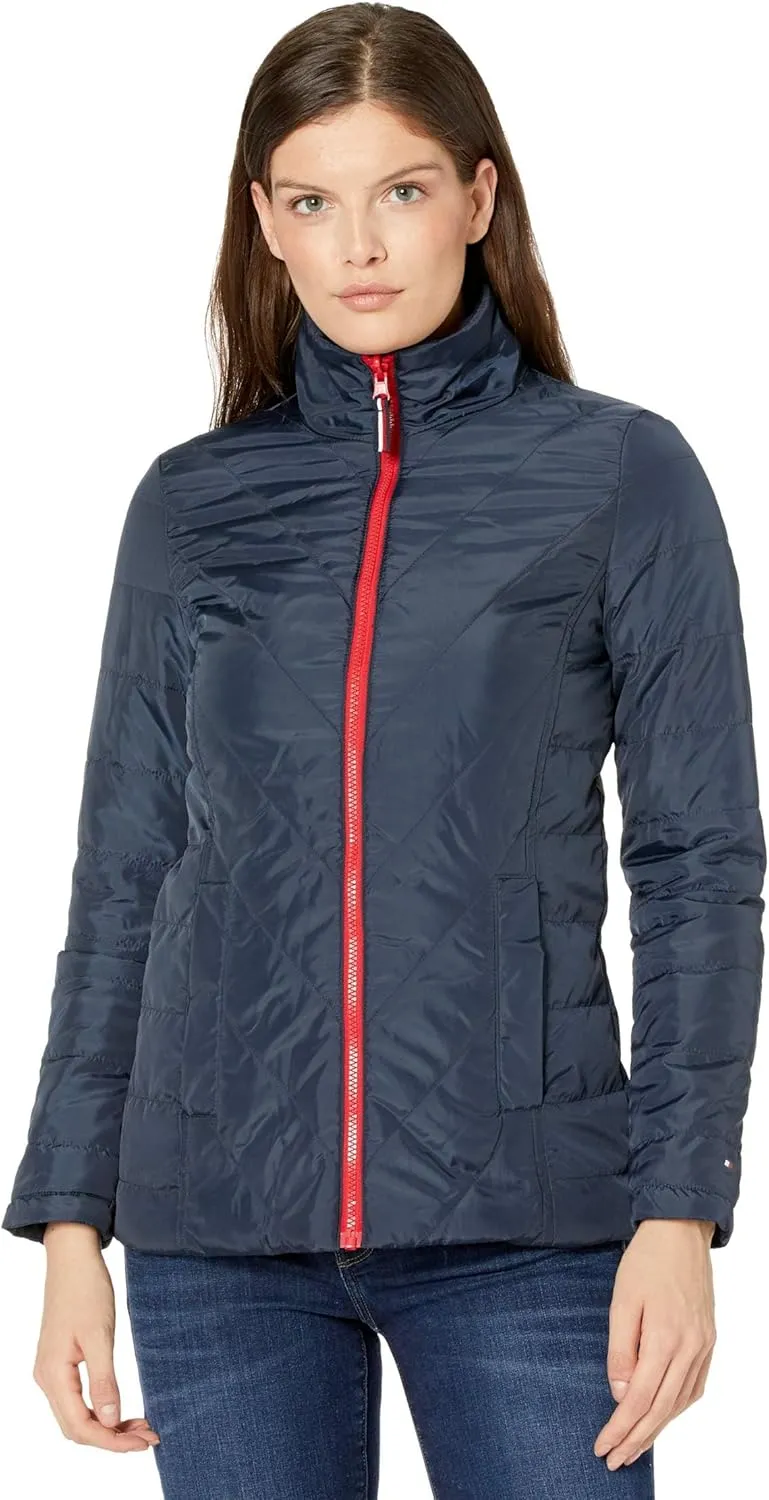 Tommy Hilfiger womens 3-in-1 Systems Insulated Jacket With Removable Hoodie