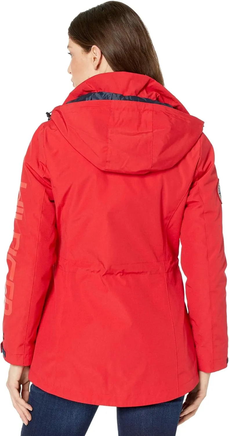 Tommy Hilfiger womens 3-in-1 Systems Insulated Jacket With Removable Hoodie