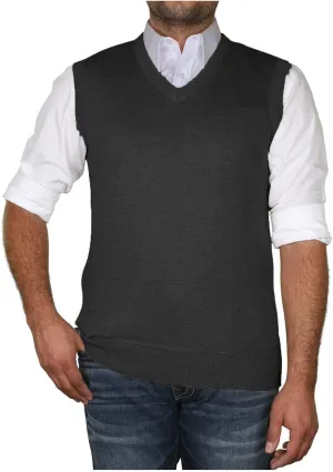 True Rock Men's Argyle V-Neck Sweater Vest