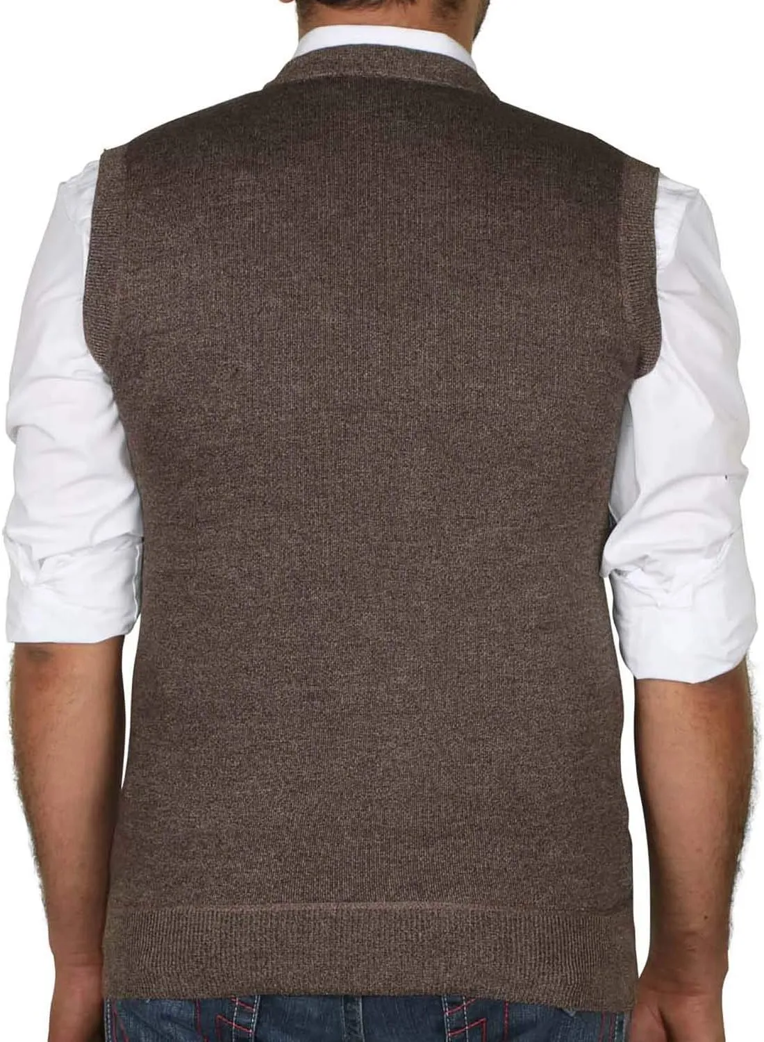 True Rock Men's Argyle V-Neck Sweater Vest
