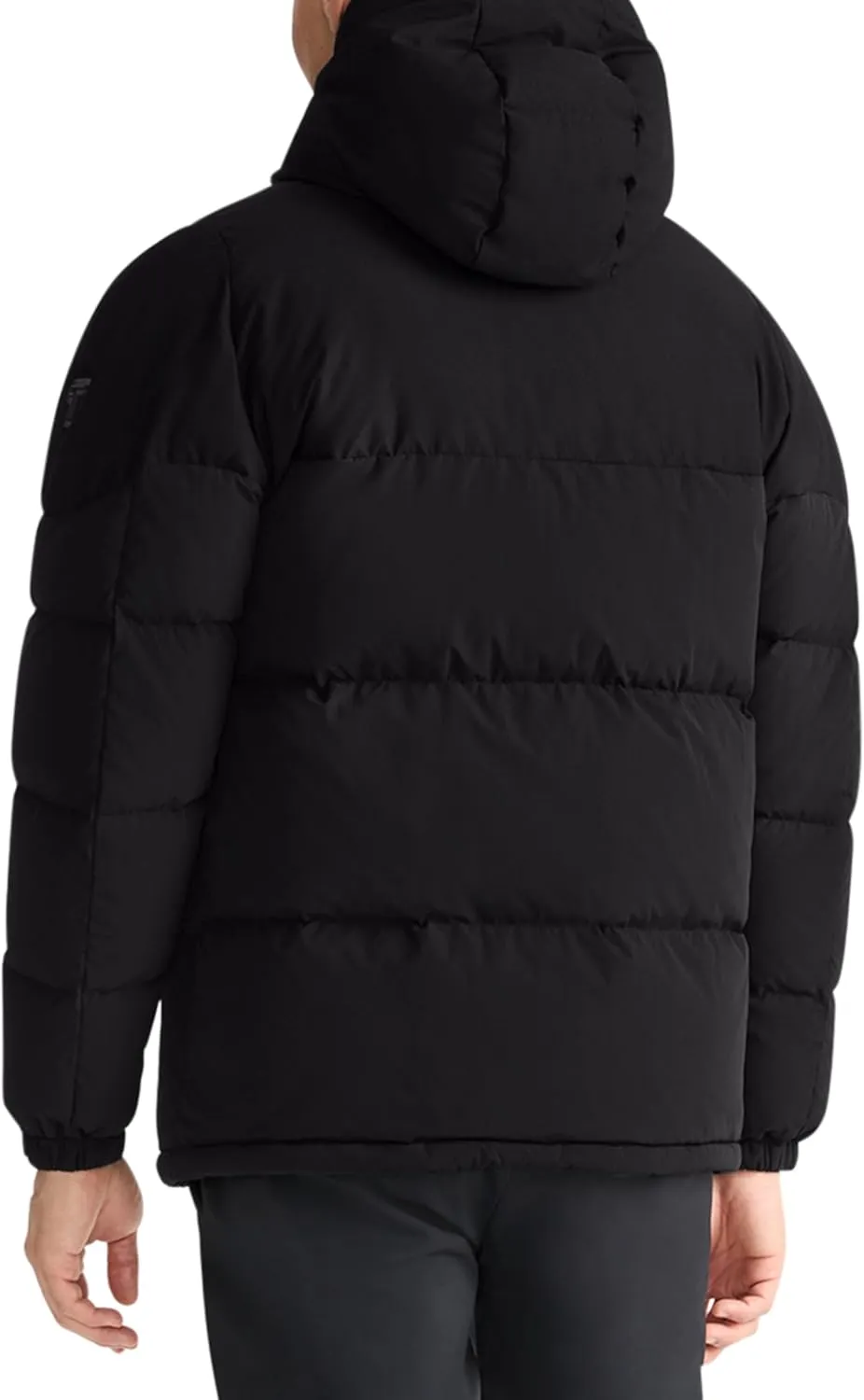 TUMI Men's Mini Ripstop Down Fill Quilted Heavyweight Puffer - Men's Nylon Jacket - Magnetic Cuffs & Throat Gusset