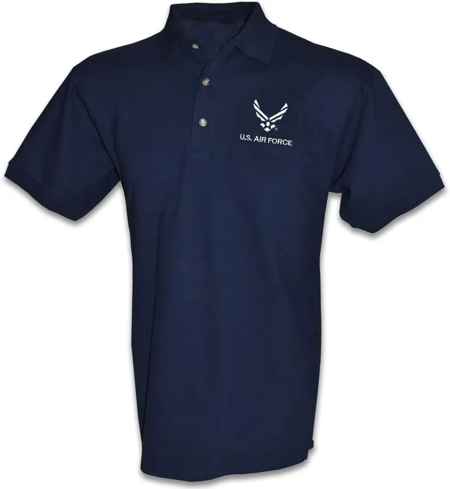 US Air Force USAF Polo Golf Shirt