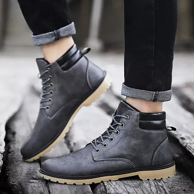 West Louis High-top Lace-Up Martin Boots