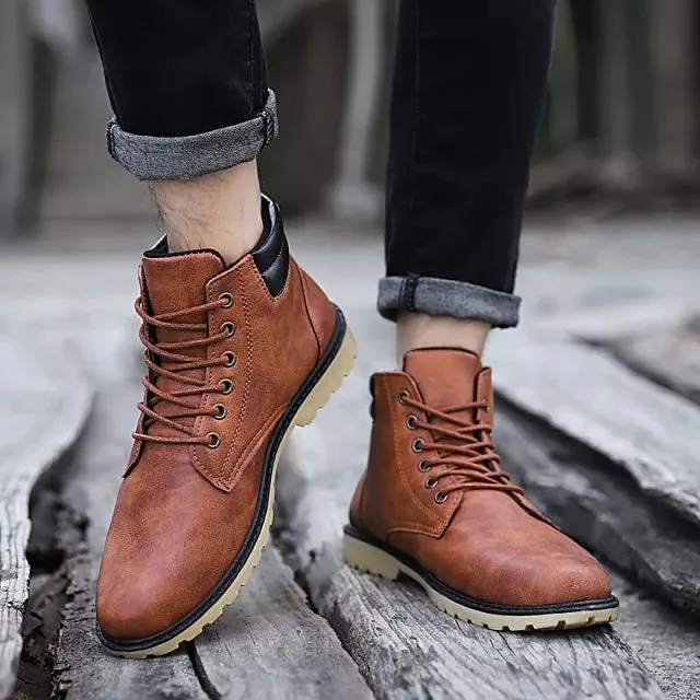 West Louis High-top Lace-Up Martin Boots