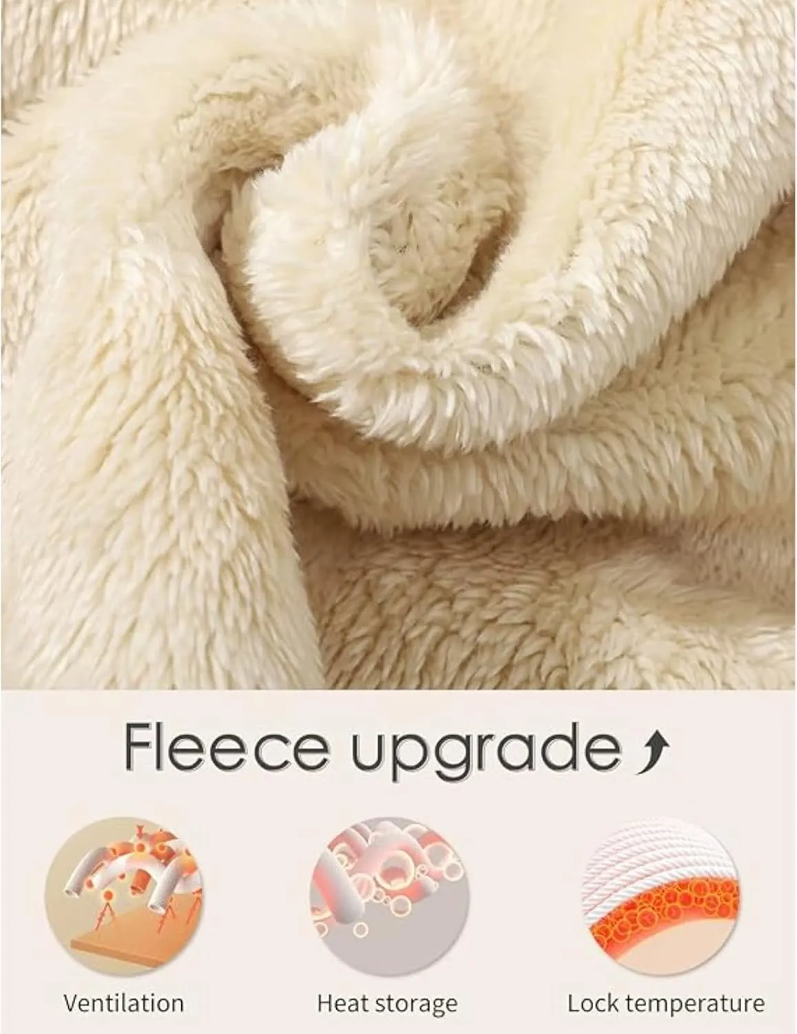 Winter Coats for Women Full Zip Sherpa Lined Hoodie Plain Warm Fleece Jacket Lightweight Versatile Sweatshirts