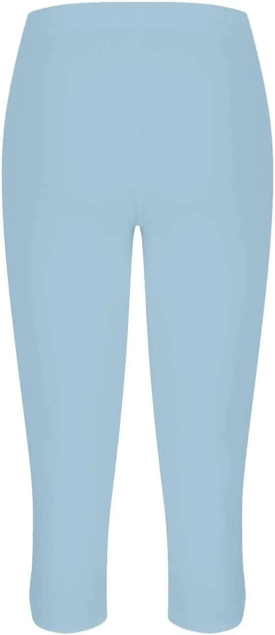 Womens Capris Summer Dressy Cropped High Waisted Yoga Pants Casual Lightweight Soft Leggings Workout Pants