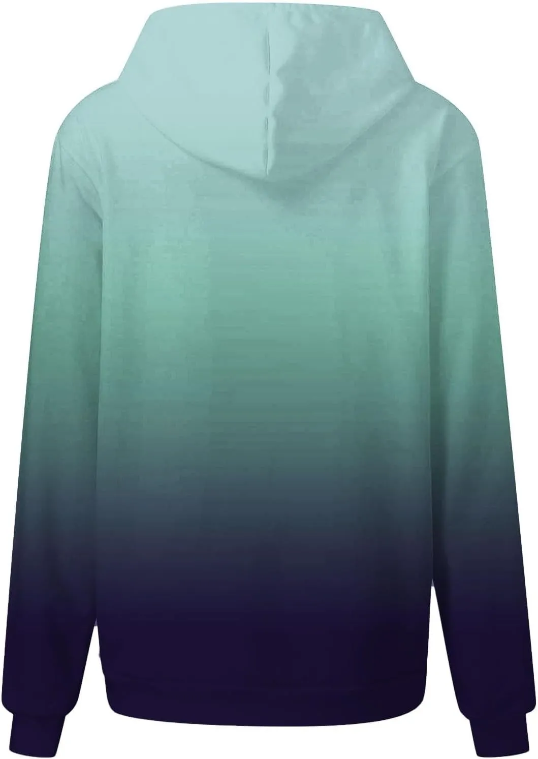 Womens Fall Fashion 2024 Trendy Oversized Hoodie Sweatshirts Gradient Color Casual Drawstring Hoodies
