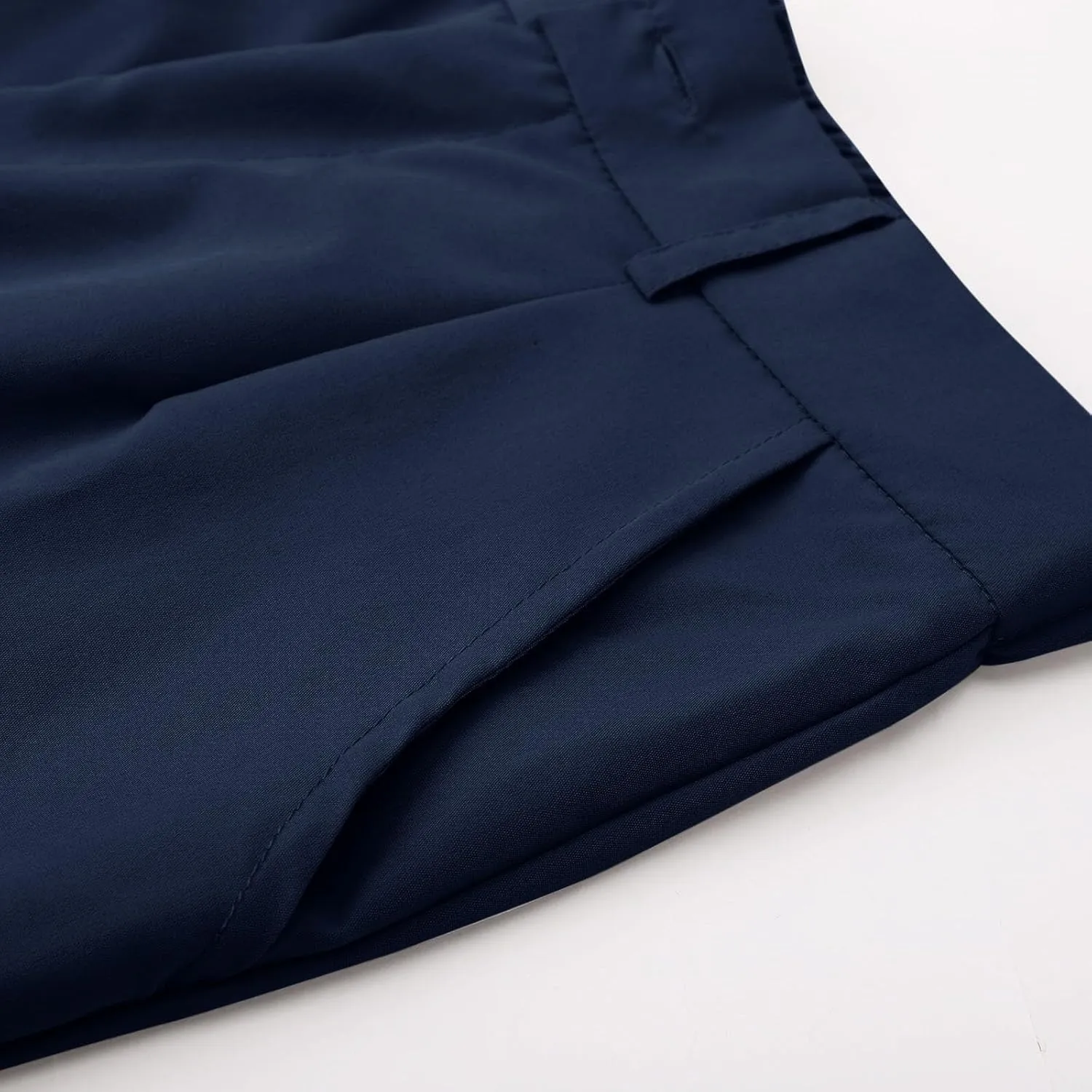 Womens High Waist Straight Leg Pants Solid Color Casual Trousers with Pockets 2024 Trendy Casual Cargo Joggers Pants