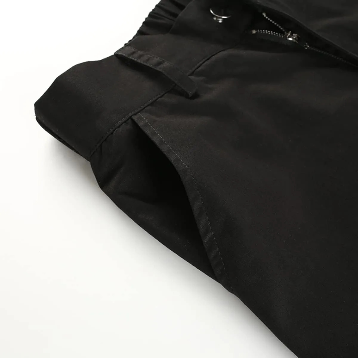 Womens High Waisted Black Cargo Pants with Pockets Baggy Solid Y2k Streetwear Pants