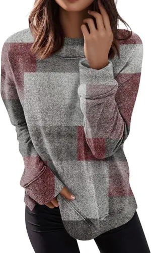 Womens Sweatshirt Oversized Crew Neck Pullover Tops Casual Long Sleeve Shirts Going Out Trendy Outfits