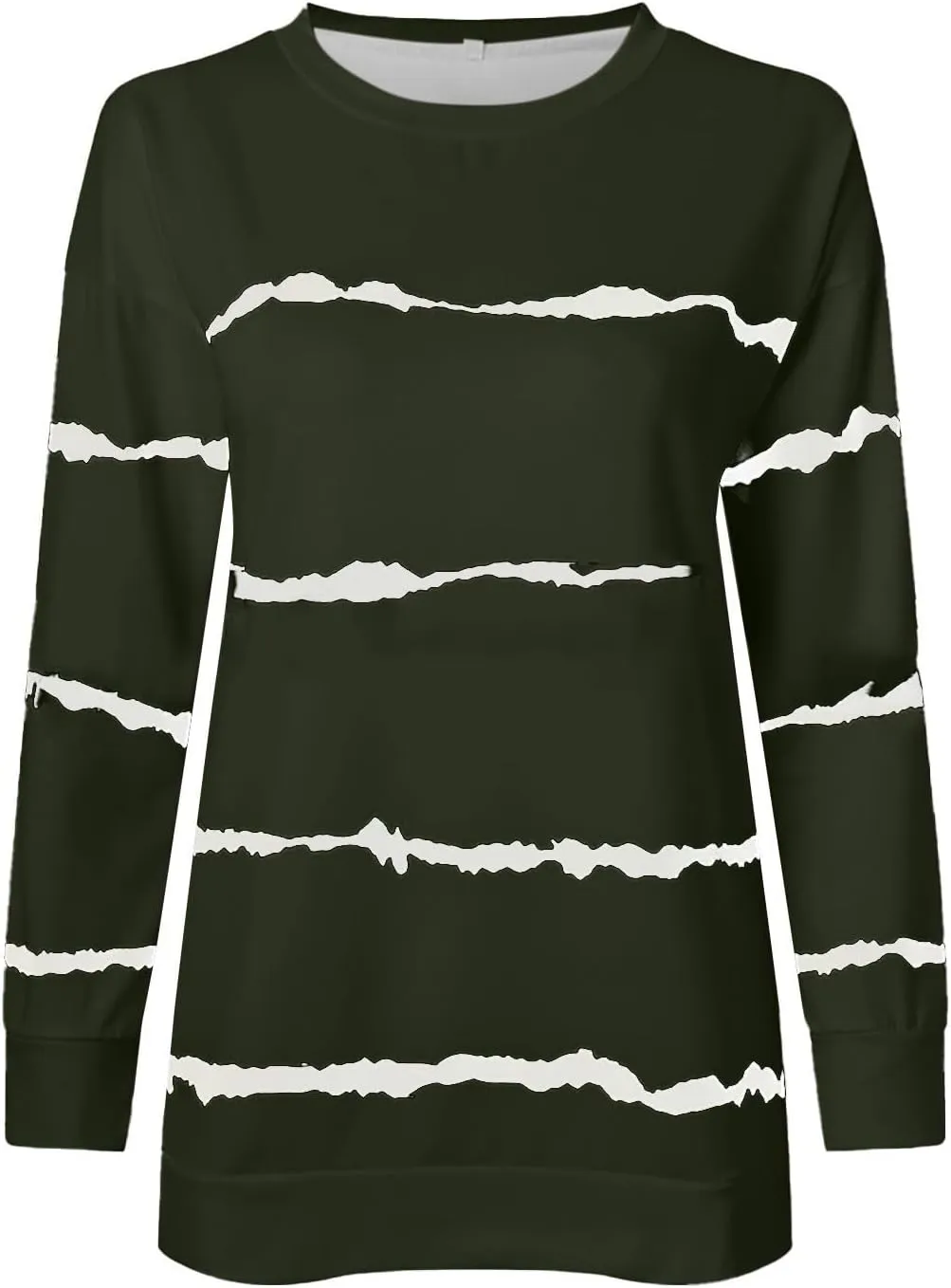 Womens Sweatshirt Oversized Crew Neck Pullover Tops Casual Long Sleeve Shirts Going Out Trendy Outfits