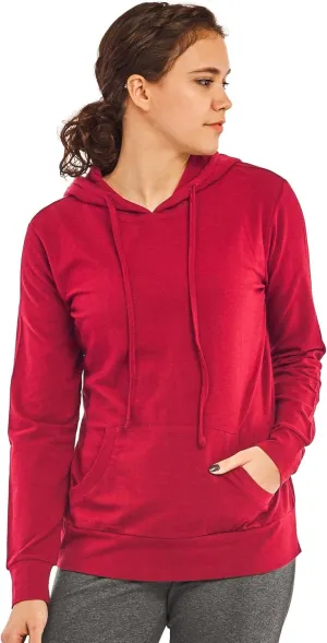 Women's Thin Cotton Pullover Hoodie Sweater
