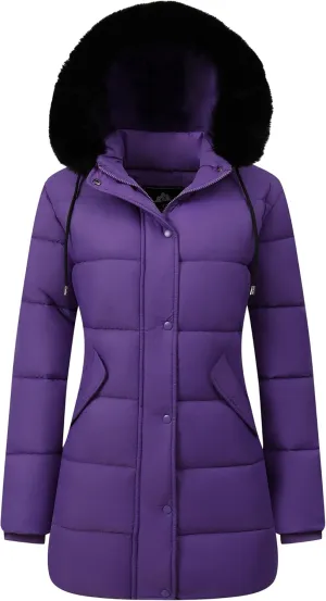 Women's Warm Winter Coat Waterproof Long Puffer Jacket Thickened Down Jacket