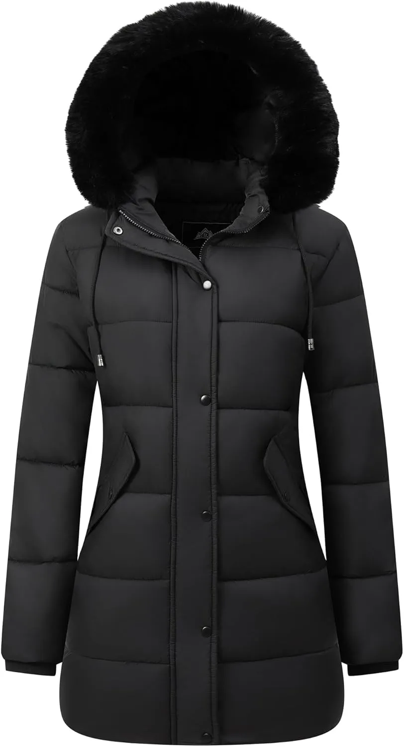 Women's Warm Winter Coat Waterproof Long Puffer Jacket Thickened Down Jacket