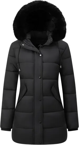 Women's Warm Winter Coat Waterproof Long Puffer Jacket Thickened Down Jacket