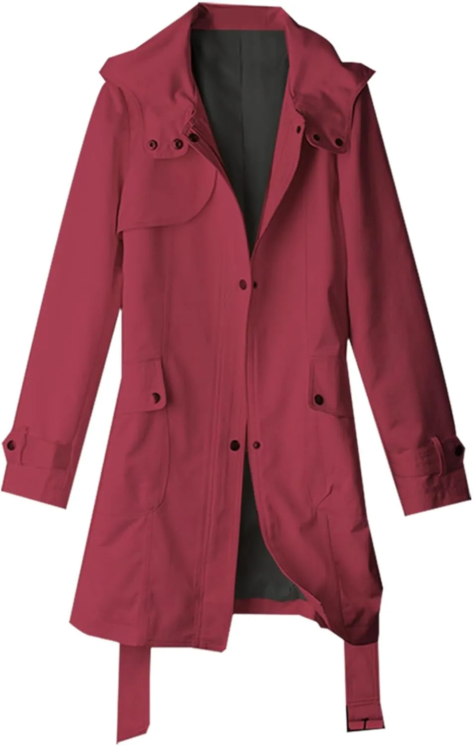 Womens Warm Winter Coats Fuzzy Fleece Lined Parka Slim Fit Thicken Sherpa Hooded Long Jackets Outerwear