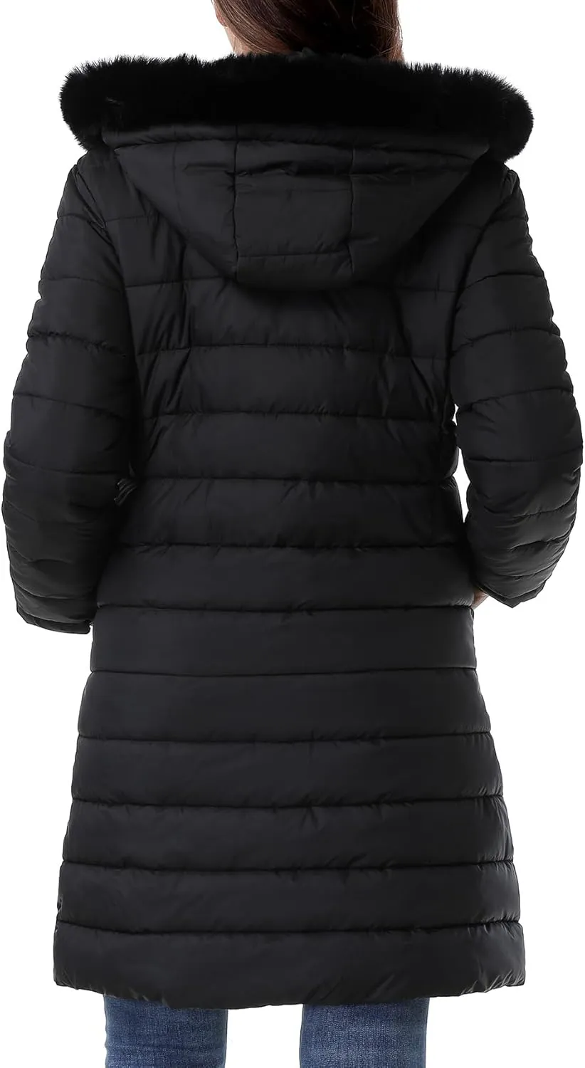 Women's Waterproof Long Puffer Jacket Thickened Down Jacket Warm Winter Coat