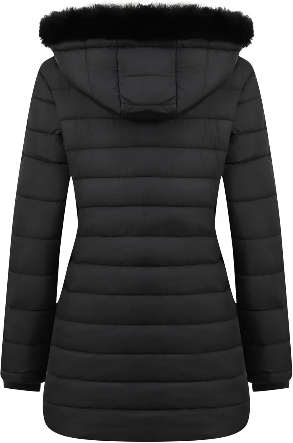 Women's Waterproof Long Puffer Jacket Thickened Down Jacket Warm Winter Coat