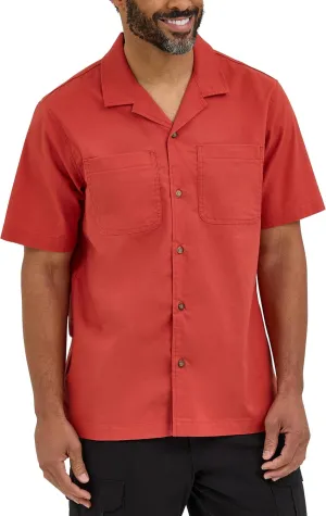 Wrangler Authentics Men's Short Sleeve Camp Shirt