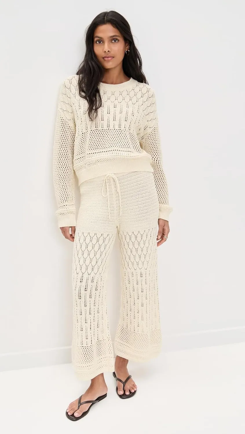 Z SUPPLY Women's Rue Crochet Sweater