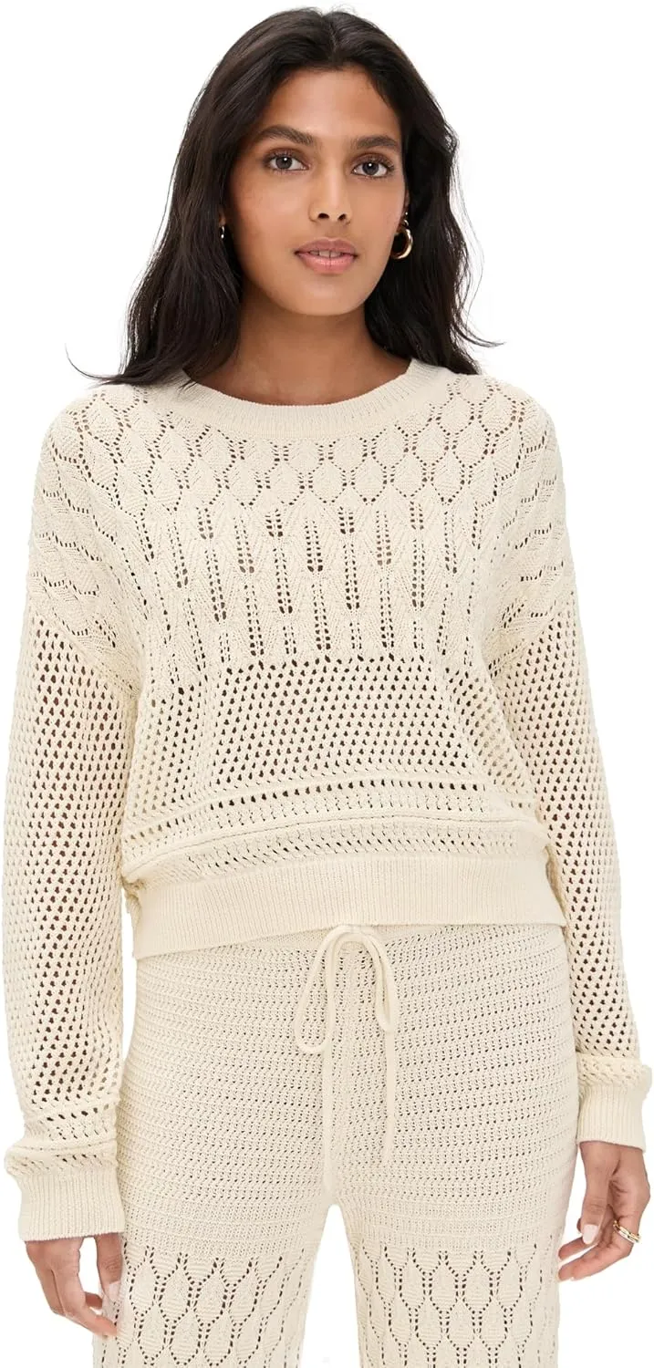 Z SUPPLY Women's Rue Crochet Sweater