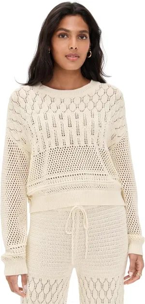 Z SUPPLY Women's Rue Crochet Sweater
