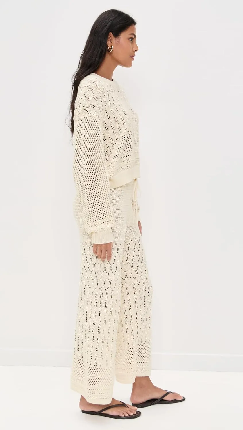 Z SUPPLY Women's Rue Crochet Sweater