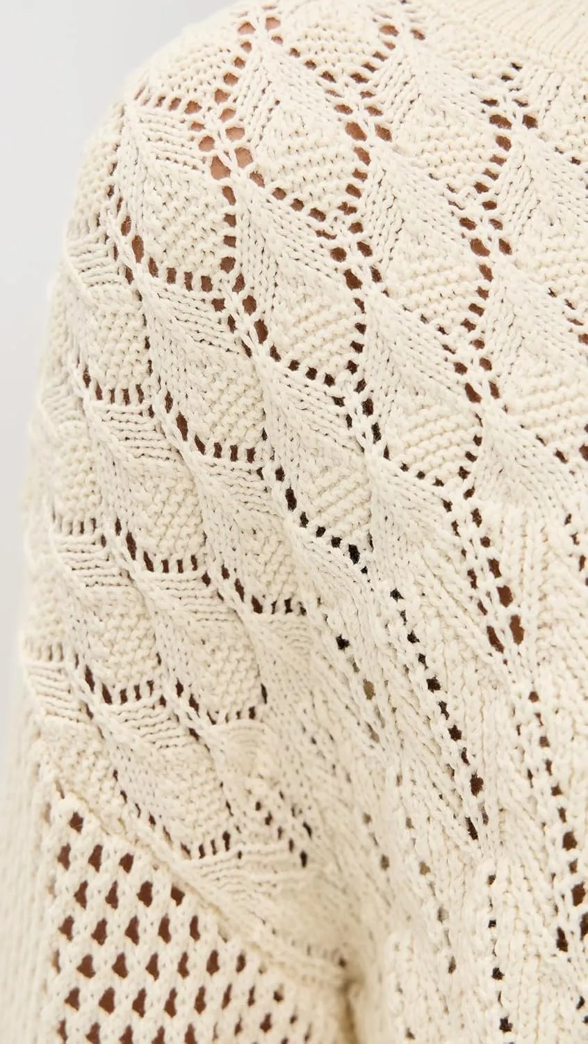 Z SUPPLY Women's Rue Crochet Sweater