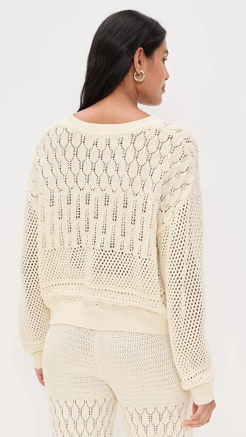 Z SUPPLY Women's Rue Crochet Sweater