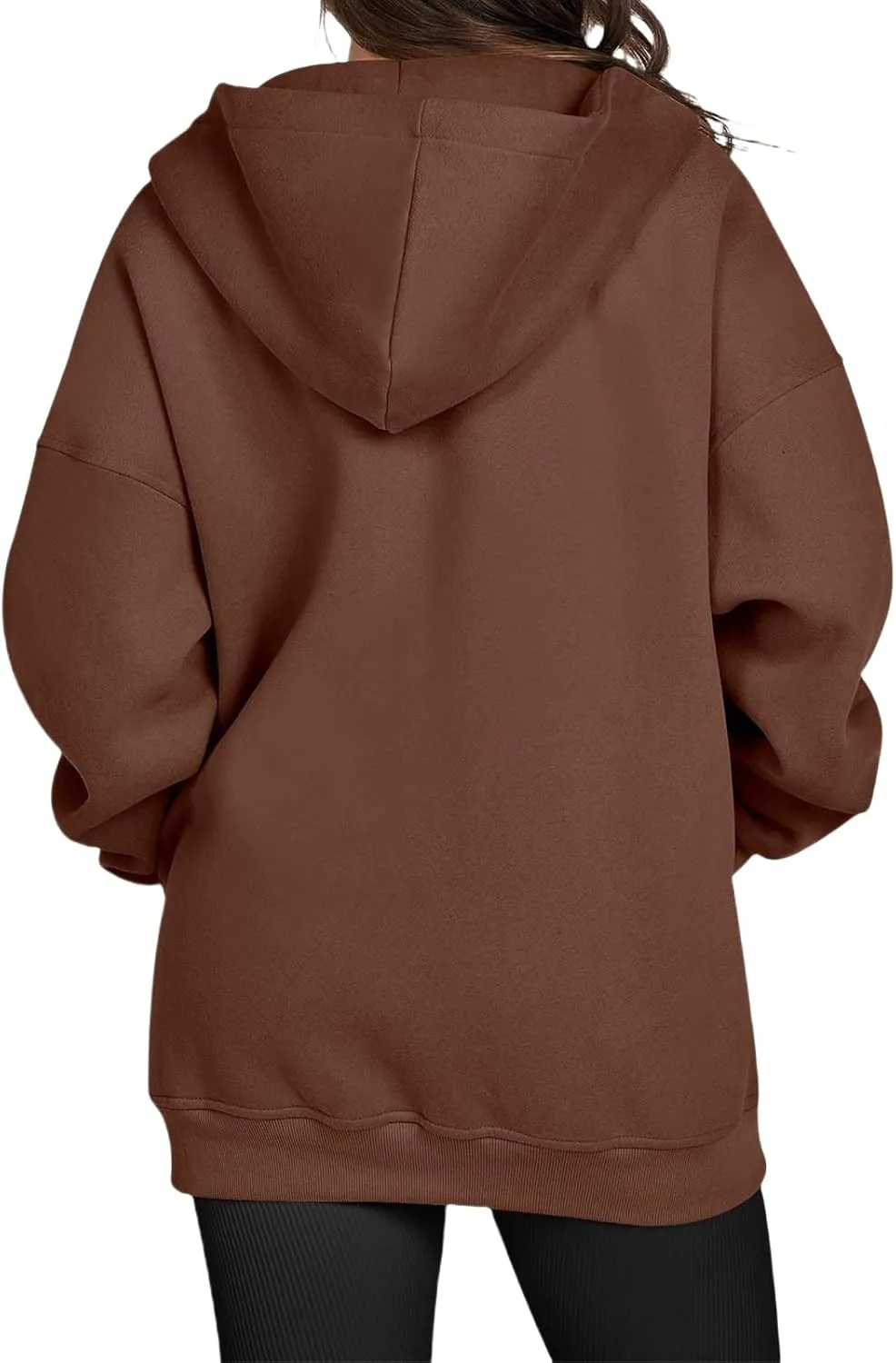Zip Up Hoodies Women Oversized Sweatshirts Casual Long Sleeve Jackets Workout Y2K Outfits Fall Coats with Pockets
